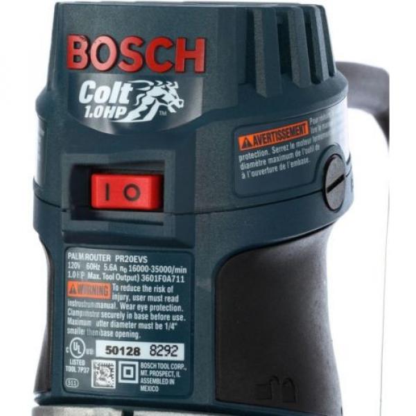 Bosch PR20EVSK 5.6 Colt Palm Router Amp Fixed-Base Variable w/Variable Speed #5 image