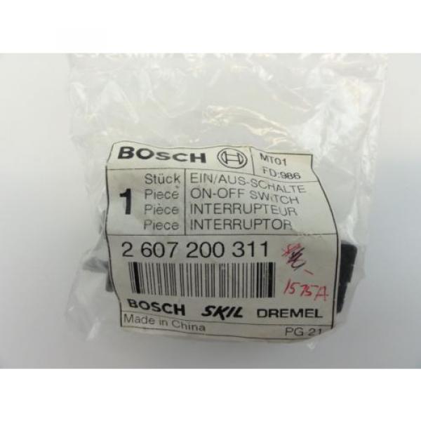 Bosch #2607200311 New Genuine OEM Switch for 1529B 1575A 1500A 1500B #9 image
