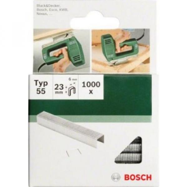 Bosch 2609255825 12mm Type 55 Narrow Crown Staples (Pack of 1000) #1 image