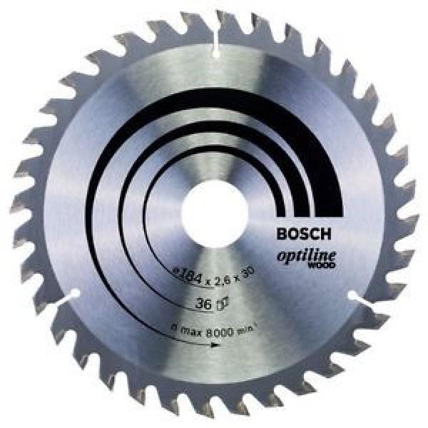 Bosch 2608640611 - Lama per sega circolare da legno Optiline, dimensioni: 184 x #1 image