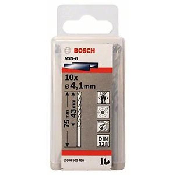 Bosch 2608585486 - Punta per metallo, codolo rotondo, HSS-G, 4,1 x 43 x 75 mm, 1 #1 image