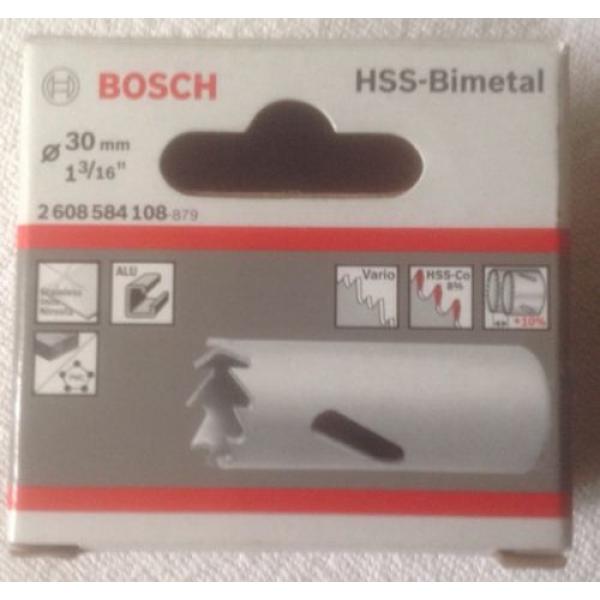 Bosch HSS bi-metal holesaw for standard adapters 30 mm. 1 3/16&#034; 2608584108 #1 image
