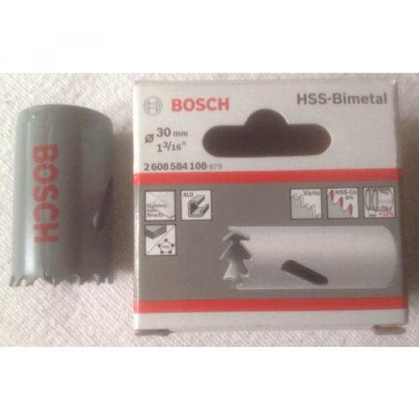 Bosch HSS bi-metal holesaw for standard adapters 30 mm. 1 3/16&#034; 2608584108 #2 image