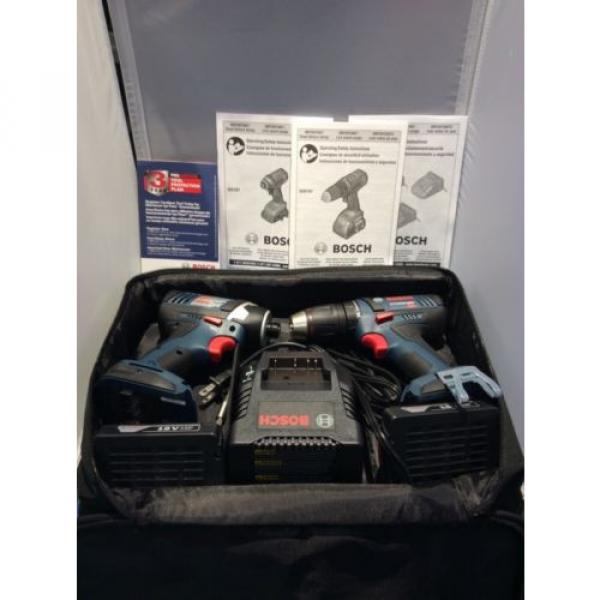 Bosch 18-Volt Lithium Ion Cordless Combo Kit with Carrying Bag CLPK26-181 #4 image