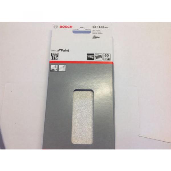 Bosch 93x186mm Paint Orbital Sanding Sheets pack of 10 Choice of 60 or 80 Grit #1 image
