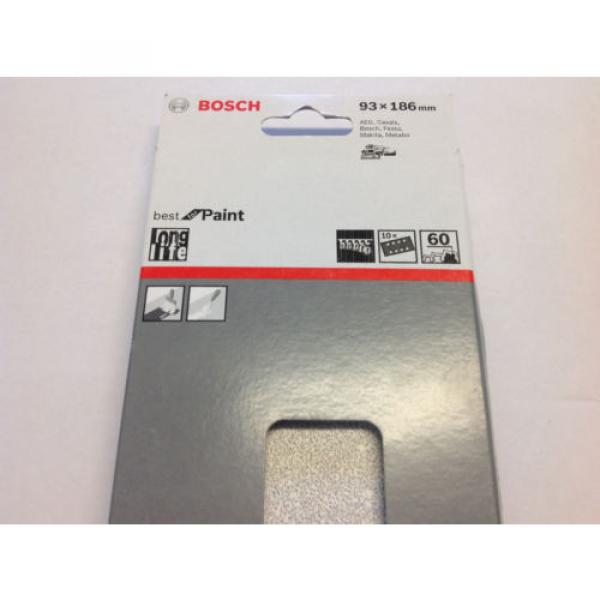 Bosch 93x186mm Paint Orbital Sanding Sheets pack of 10 Choice of 60 or 80 Grit #2 image