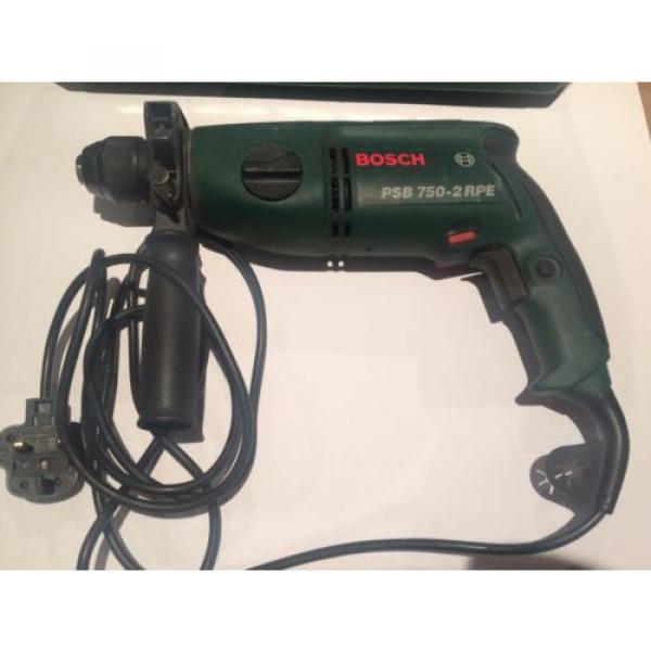 Bosch Percussion Hammer Drill corded PSB 750-2RPE Impact drilling 240v #2 image