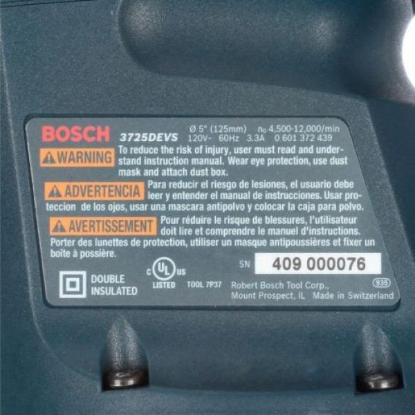 Bosch Random Orbital Disc Sander Polisher 3.3 Amp Corded 5 inch Variable Speed #7 image