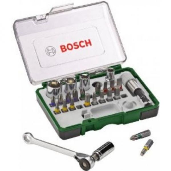 Bosch 2607017160 Screwdriving Set With Mini Ratchet (27 Pieces) #3 image