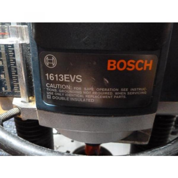 Bosch Heavy Duty Plunge Router 1613EVS, With 1/2 Carbide Bit, and RA1051 Guide! #2 image