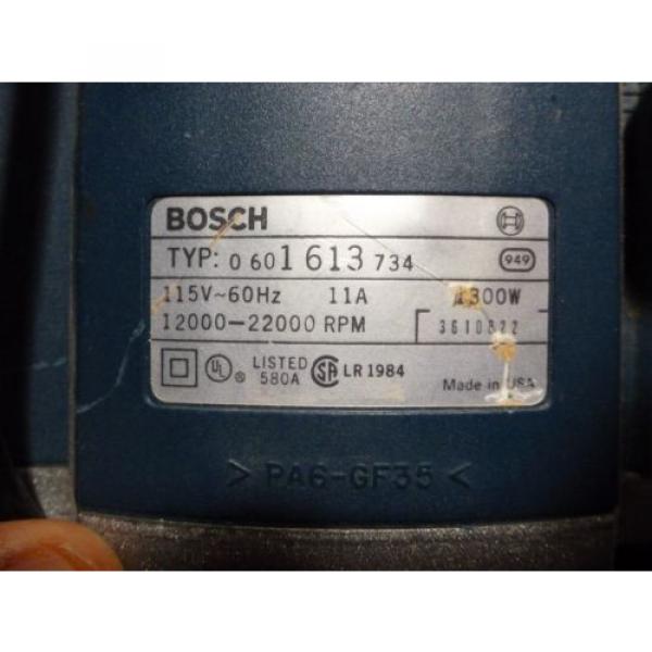 Bosch Heavy Duty Plunge Router 1613EVS, With 1/2 Carbide Bit, and RA1051 Guide! #5 image