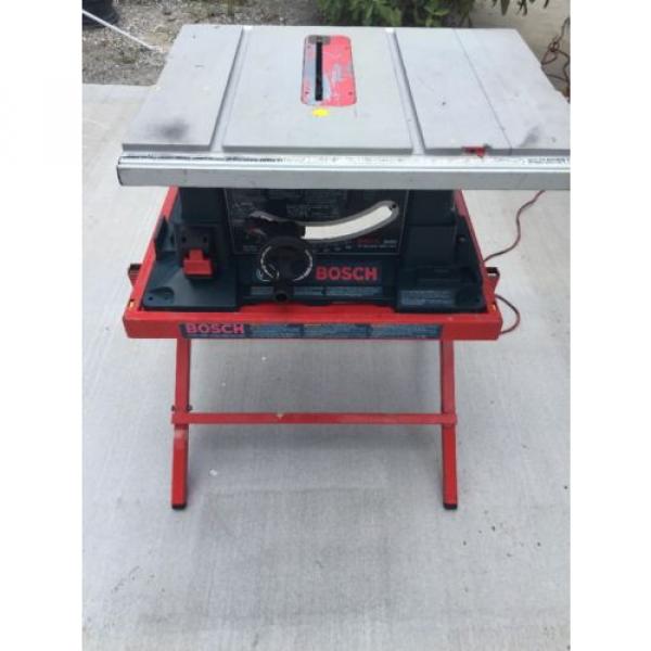 Bosch 4000 Table Saw And Bosch Folding Table Saw Stand TS 1000 #1 image