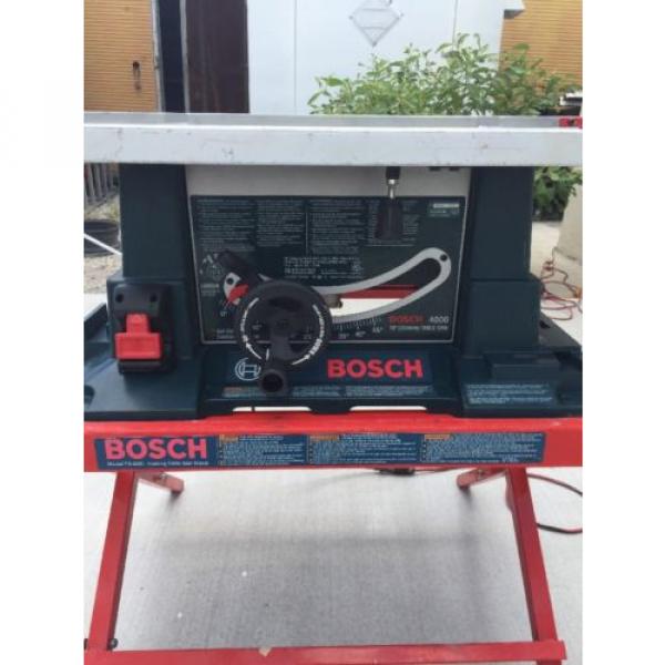 Bosch 4000 Table Saw And Bosch Folding Table Saw Stand TS 1000 #2 image