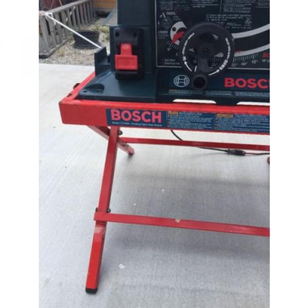 Bosch 4000 Table Saw And Bosch Folding Table Saw Stand TS 1000 #3 image