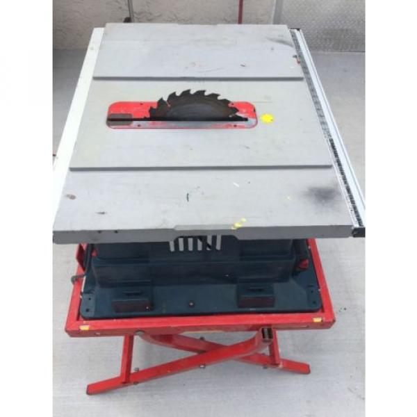Bosch 4000 Table Saw And Bosch Folding Table Saw Stand TS 1000 #7 image