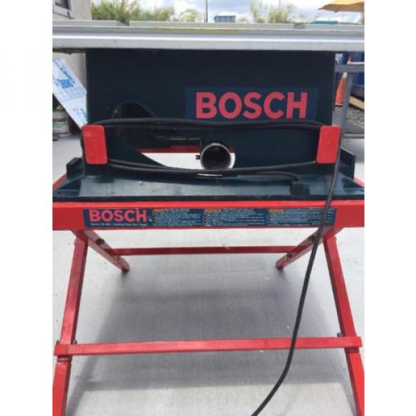 Bosch 4000 Table Saw And Bosch Folding Table Saw Stand TS 1000 #9 image