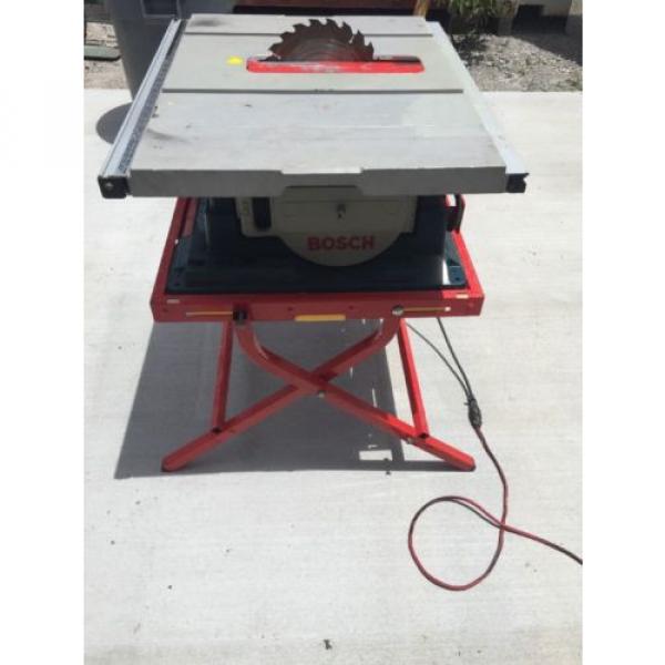 Bosch 4000 Table Saw And Bosch Folding Table Saw Stand TS 1000 #11 image