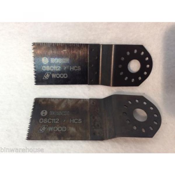 Two (2) NEW Bosch OSC112 1-1/2&#034; x 1-5/8&#034; HCS Plunge Cut Blades For Wood #2 image