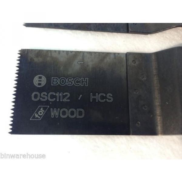 Two (2) NEW Bosch OSC112 1-1/2&#034; x 1-5/8&#034; HCS Plunge Cut Blades For Wood #4 image