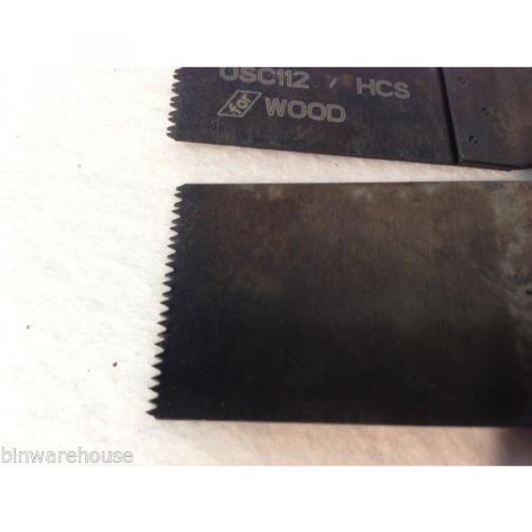 Two (2) NEW Bosch OSC112 1-1/2&#034; x 1-5/8&#034; HCS Plunge Cut Blades For Wood #6 image