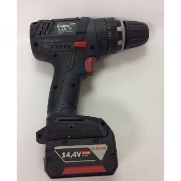 Bosch Cordless Hammer Drill GSB 14,4 V-LI Professional Blue With Battery #3 image