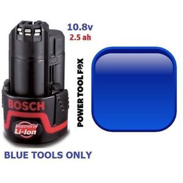 Bosch BLUE 10,8V 2.5ah BATTERY 2607337223 2607336879 1600Z0002X 885 B #1 image