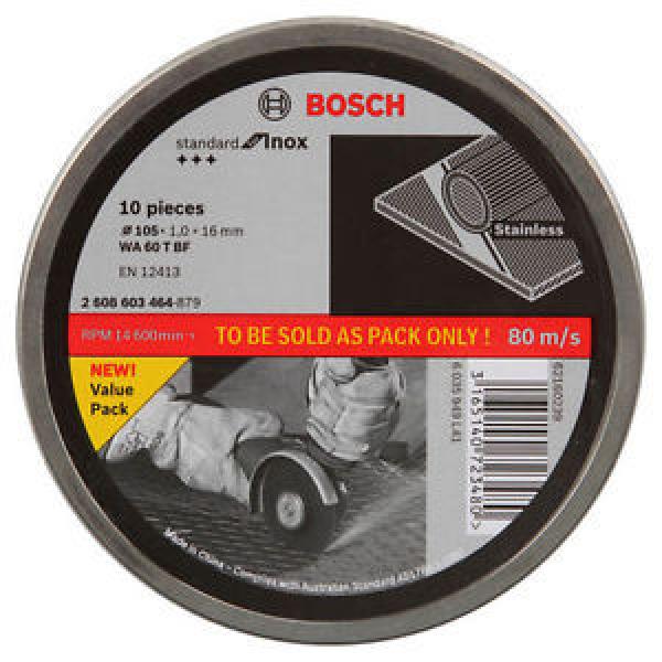 Bosch Inox Cutting Discs 105x1x16mm 10pc #1 image