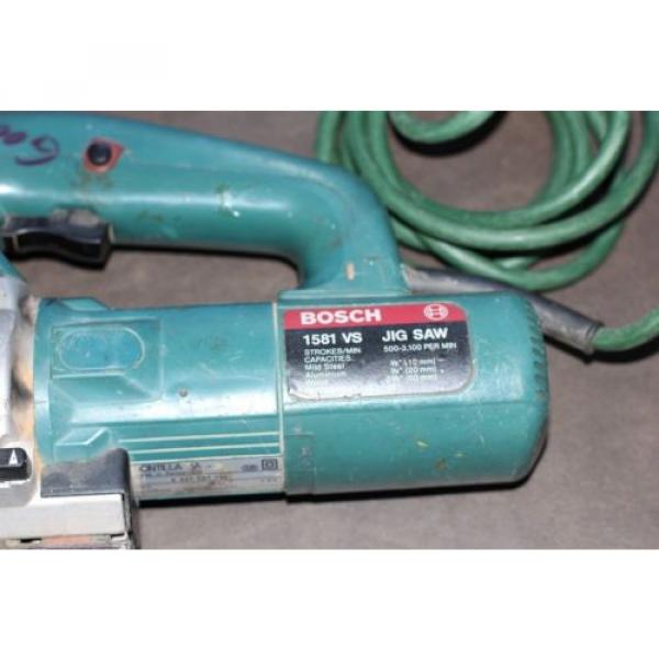 BOSCH 1581 VS 4.8 AMP VARIABLE SPEED JIG SAW #7 image