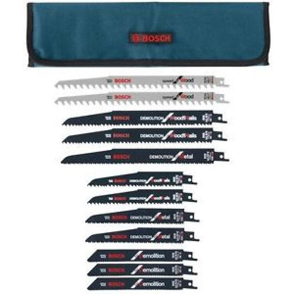 Bosch Demolition Reciprocating Blade Set with Cloth Pouch (12-Piece) #1 image