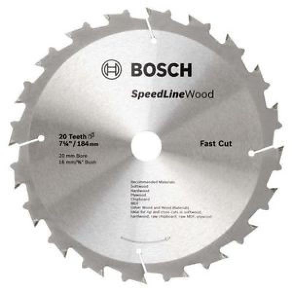 Bosch Speedline Wood Circular Saw Blades 184mm  - 20T  AUSSIE STOCK #1 image