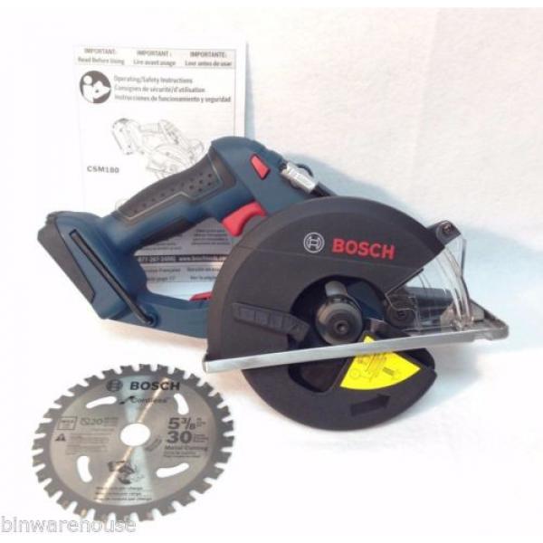 Bosch CSM180 NEW 18-Volt 5-3/8-Inch Soft-Grip Metal Circular Saw - Bare Tool #1 image