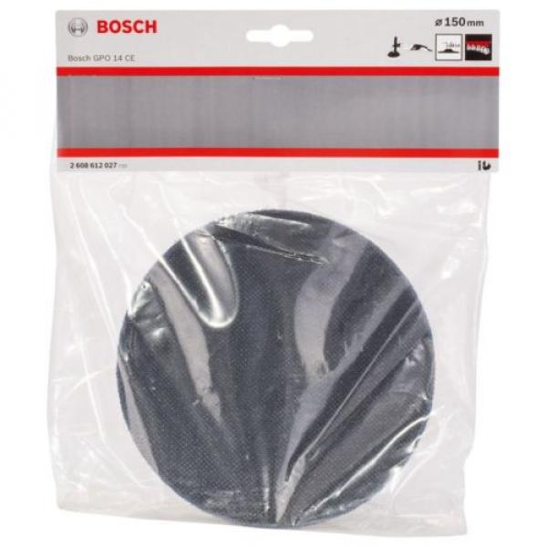 Bosch 2608612027 150 mm Diameter M14 Backing Pad with Velcro Type Fasteni... NEW #2 image