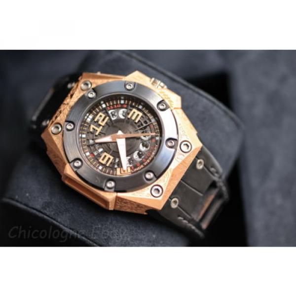 LINDE WERDELIN Octopus II MOON TATOO 18k rose gold mens automatic watch Limited #4 image