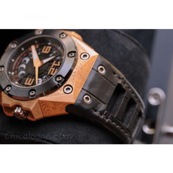 LINDE WERDELIN Octopus II MOON TATOO 18k rose gold mens automatic watch Limited #8 image