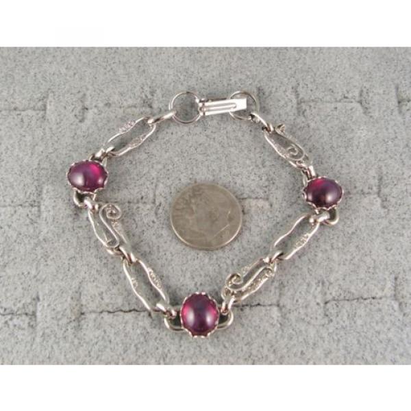 LINDE LINDY TRANS RED STAR RUBY CREATED BRACELET NPM SECOND QUALITY DISCOUNT #3 image
