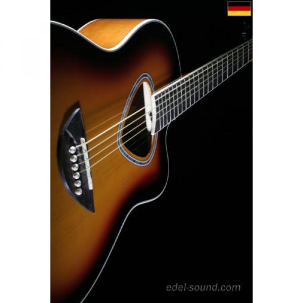 40` Westerngitarre Luisa sunburst, breiter Hals, Decke Fichte Korp. Linde Cut EQ #6 image
