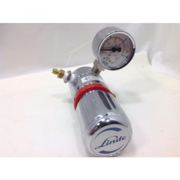 LINDE Gas regulator type RB 200/1 9D single stage 0-125 psi Oxygen compatable #2 #1 image