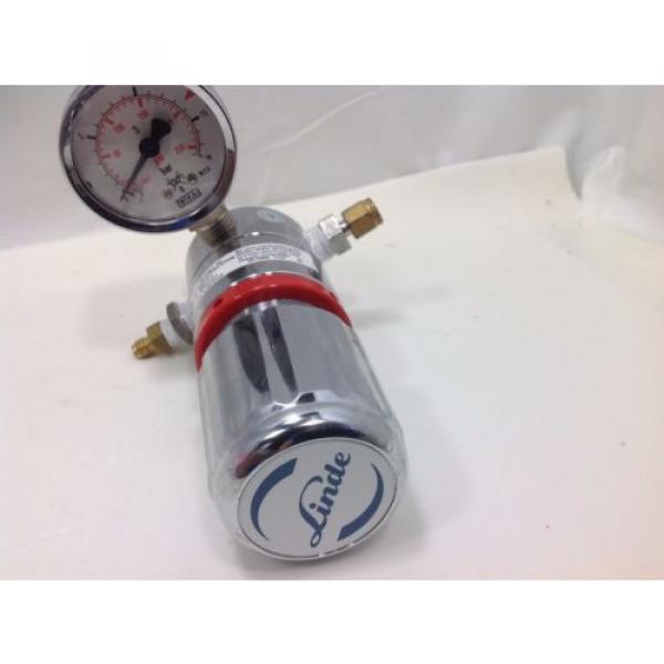 LINDE Gas regulator type RB 200/1 9D single stage 0-125 psi Oxygen compatable #2 #2 image