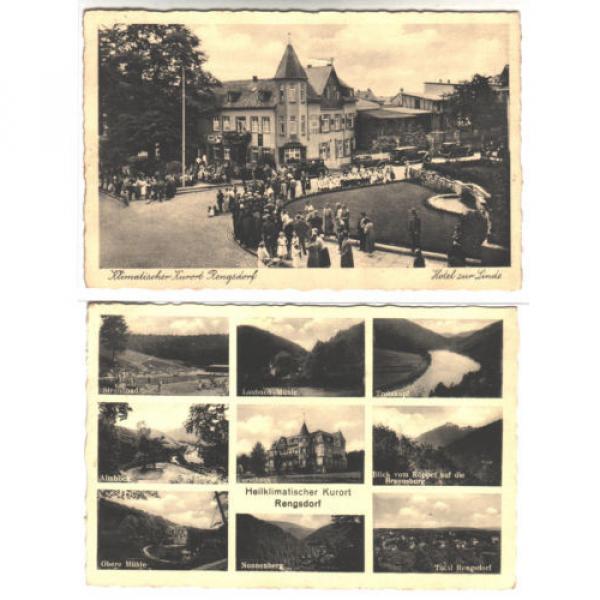 Kr.Neuwied: RENGSDORF AK 1937, Hotel zur Linde belebt / MBK (Mühle,Strandbad, +) #1 image