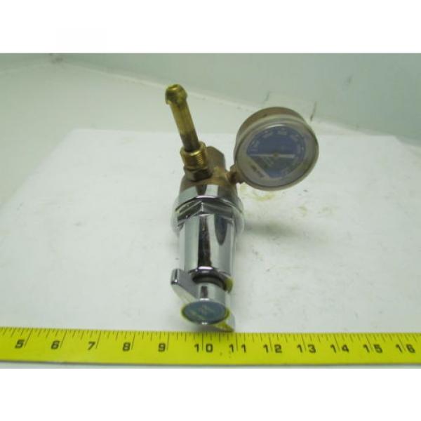 Linde 8504 R-77-75-580 Compressed Gas Regulator w/gauge #4 image