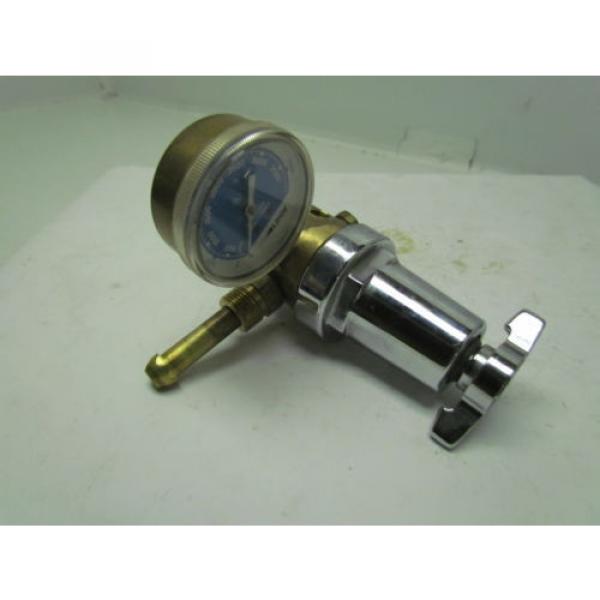 Linde 8504 R-77-75-580 Compressed Gas Regulator w/gauge #6 image
