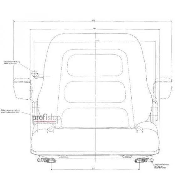 Chariot élévateur PS12 GS12 suspension faible adapté Linde V - E – lourds Chario #2 image