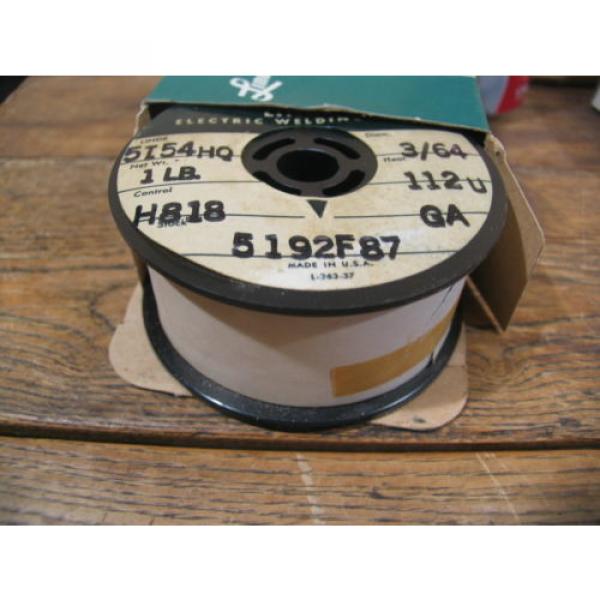Two 1lb 5154 Aluminum ( 3/64&#034; MIG Welding Wire)-on a 4&#034; Spools (LINDE,Inc) #2 image