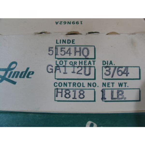 Two 1lb 5154 Aluminum ( 3/64&#034; MIG Welding Wire)-on a 4&#034; Spools (LINDE,Inc) #3 image