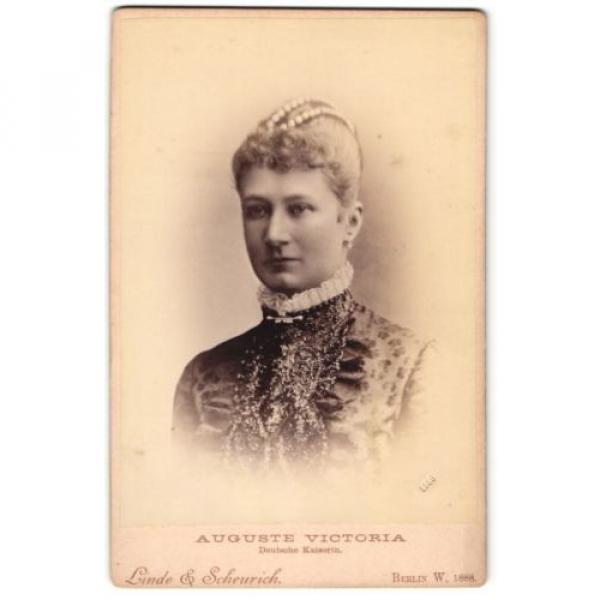 Fotografie Linde &amp; Scheurich, Berlin, Portrait Kaiserin Auguste Victoria 1888 #1 image