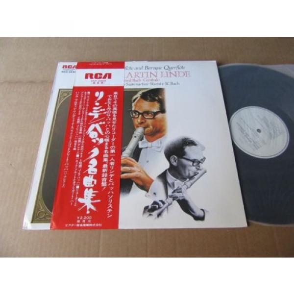 HANS MARTIN LINDE BACH TELEMANN SAMMARTINI STAMITZ RCA JAPAN AUDIOPHILE LP #1 image