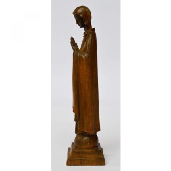 Skulptur Holz Linde handgeschnitzt betende Madonna Maria Muttergottes Höhe 21 cm #1 image