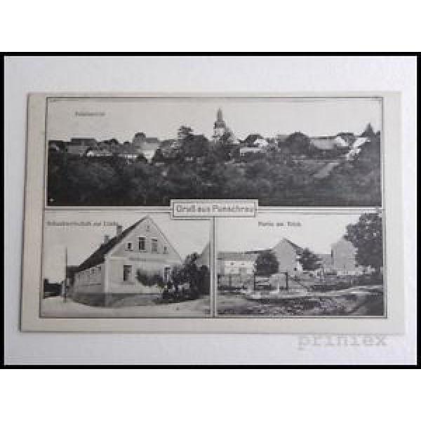 AK Gruß aus Punschrau Schankwirtschaft zur Linde Teich ungelaufen um 1920 #1 image