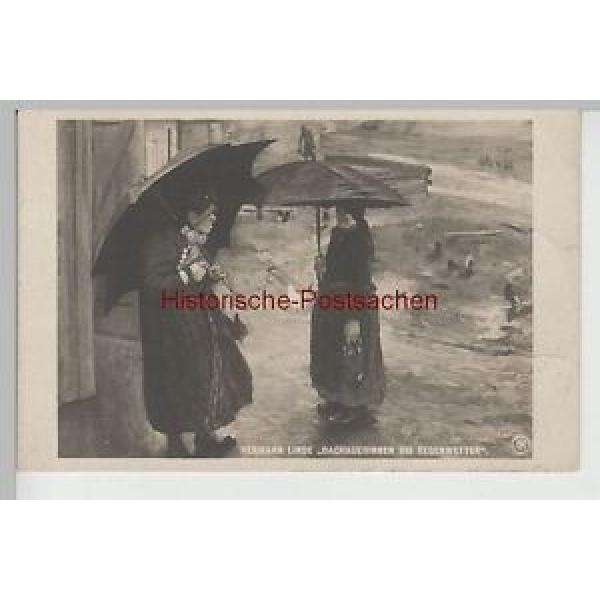 (75965) Künstler AK Hermann Linde, Dachauerinnen bei Regenwetter 1908 #1 image