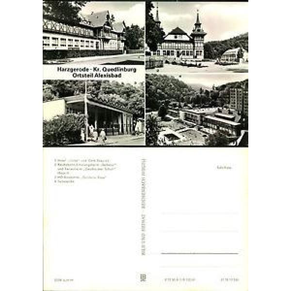 Postkarte41726 - Harzgerode - 4 Ansichten - Hotel Linde und Cafe Exquisit - Reic #1 image